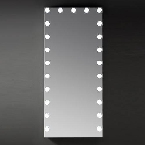 Starlet Hollywood LED Full Length Floor Mirror - Keller International 