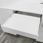 White Glam Reception Desk by Keller International